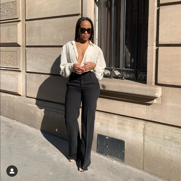 Zara full length wide pants, bloggers fav - Picture 7 of 16